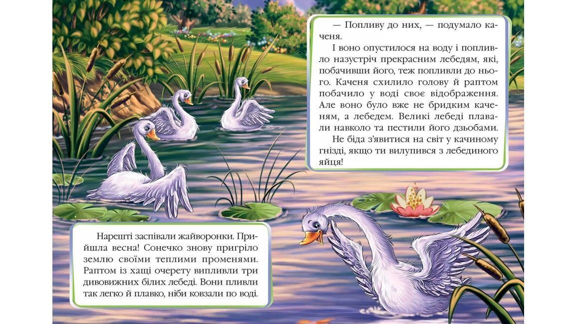 Книжка-картонка ГИДКЕ КАЧЕНЯ А5 Укр (Пегас) фото