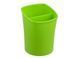 Подставка для ручек пластиковая квадратная ZiBi Kids Line Kvadrik 7*7*10см на два отделения, салатовая фото 1