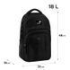 Рюкзак подростковый Kite Education teens 2578L Fearless 46&times;30&times;18 см, черный фото 2