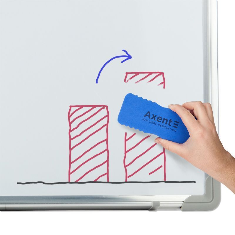Губка для досок Axent большая, микс фото