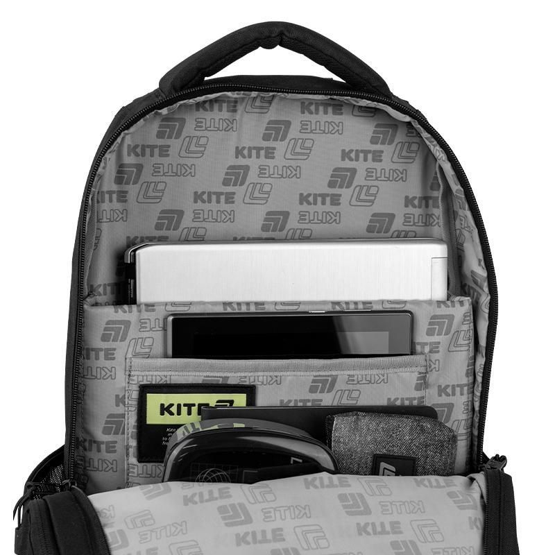 Рюкзак подростковый Kite Education teens 2578L Fearless 46&times;30&times;18 см, черный фото