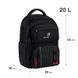 Рюкзак підлітковий Kite Education teens 2594M Dankai 42 &times; 29 &times; 15см чорний фото 2