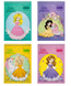 Блокнот А6 40арк., в клітинку, на спіралі (верхня), м'яка обкладинка Zibi Kids Line Princess фото 1