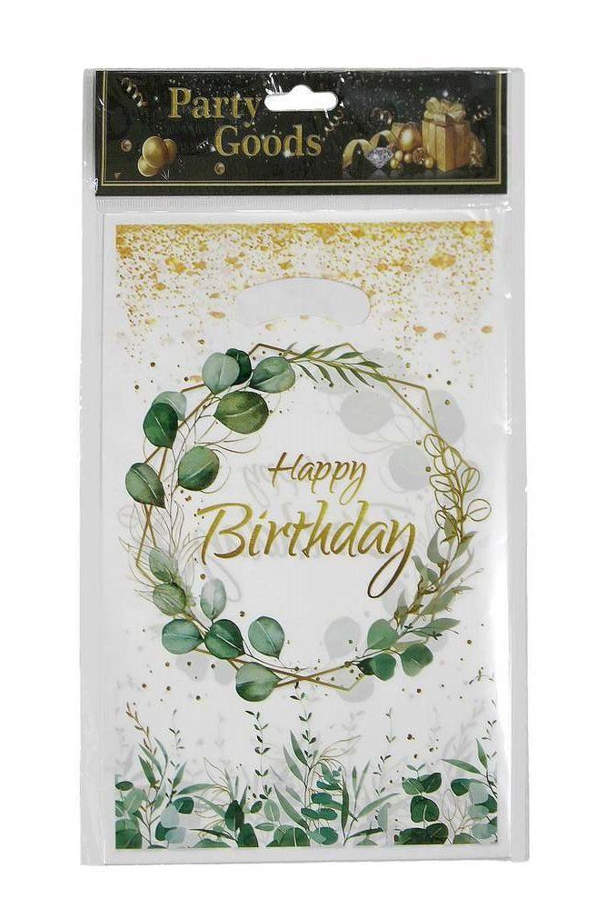 Набір пакетів подарункових поліетиленових 16,5 &times; 25,5 см 25мкм Happy Birthday 10шт ООПТ фото