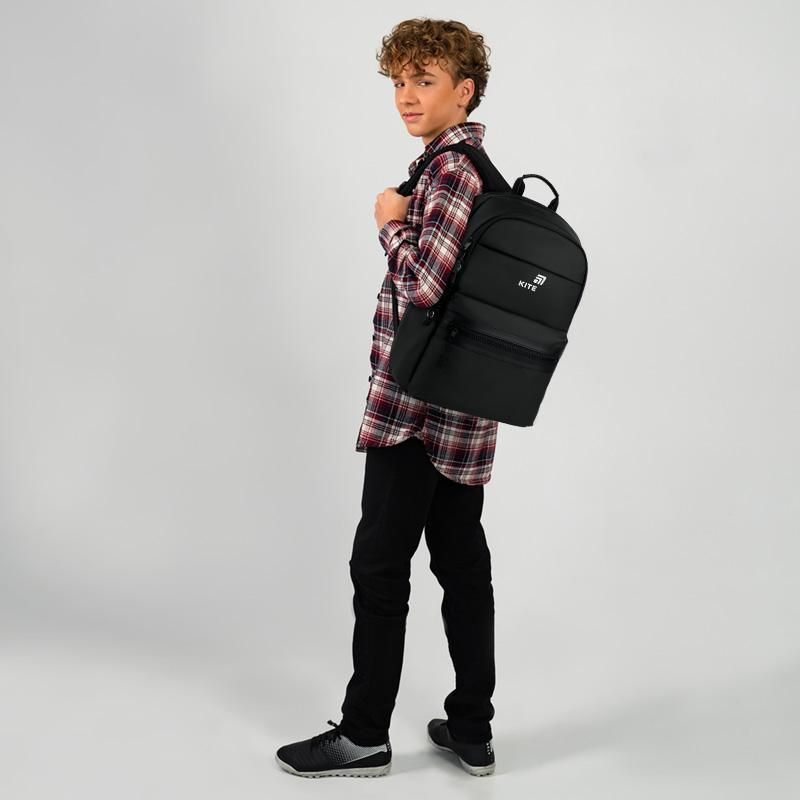 Рюкзак підлітковий Kite Education teens 2721L Black 44,5 &times; 29,5 &times; 15см чорний фото