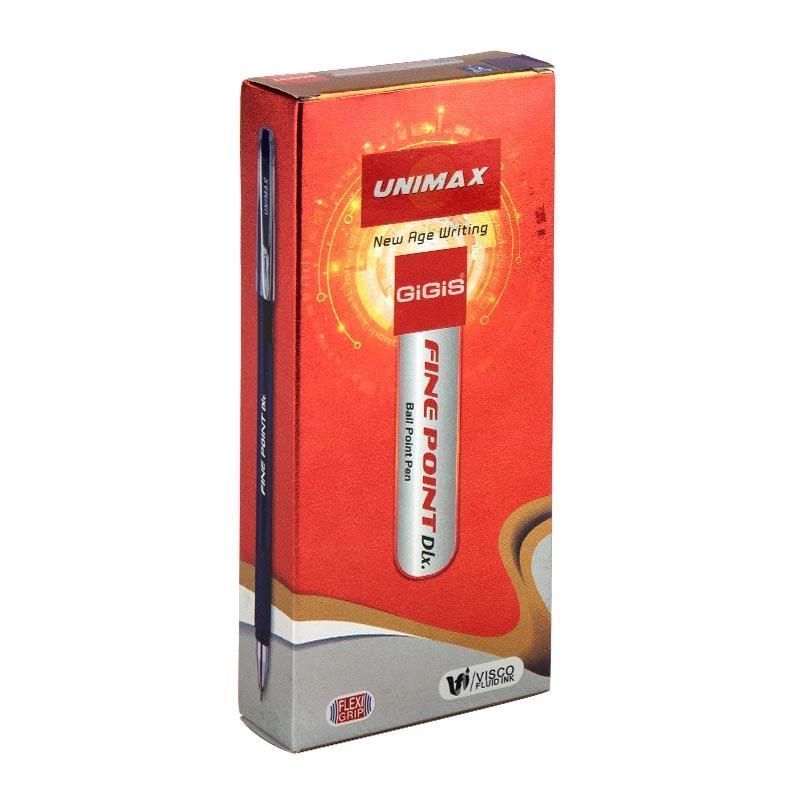 Ручка кулькова Unimax Fine Point Dlx 0,7мм фіолетова корпус фіолетовій фото