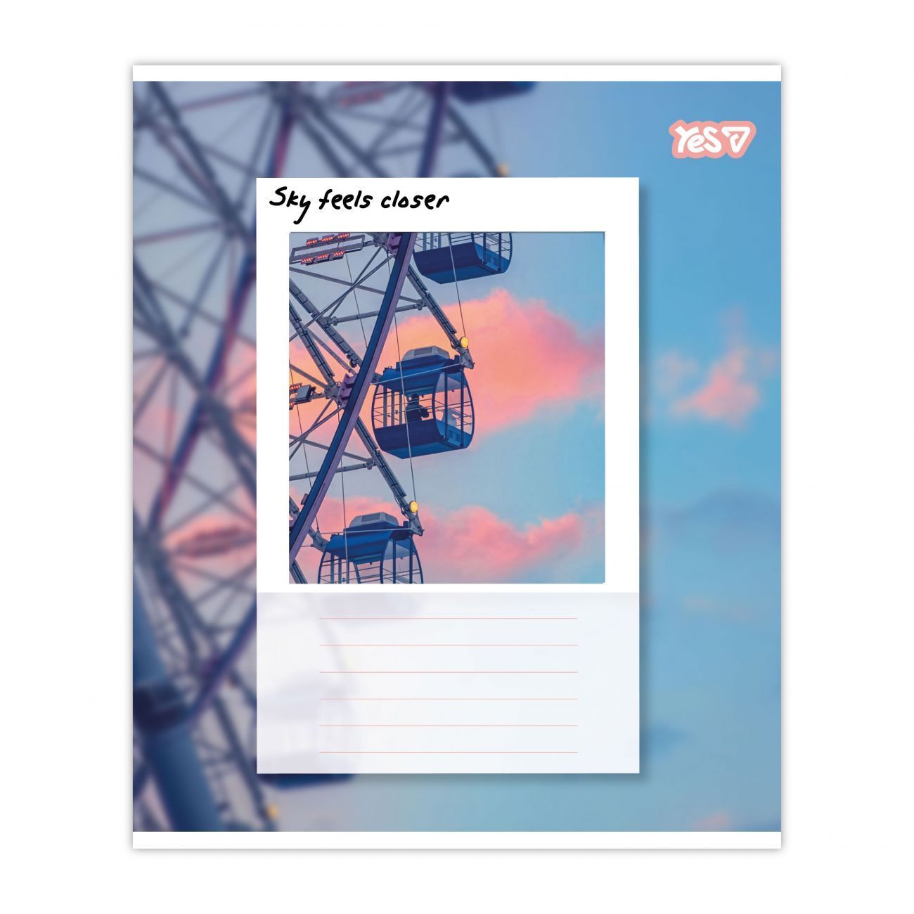 Зошит шкільний Yes 36 аркушів клітинка Frame Your Life фото