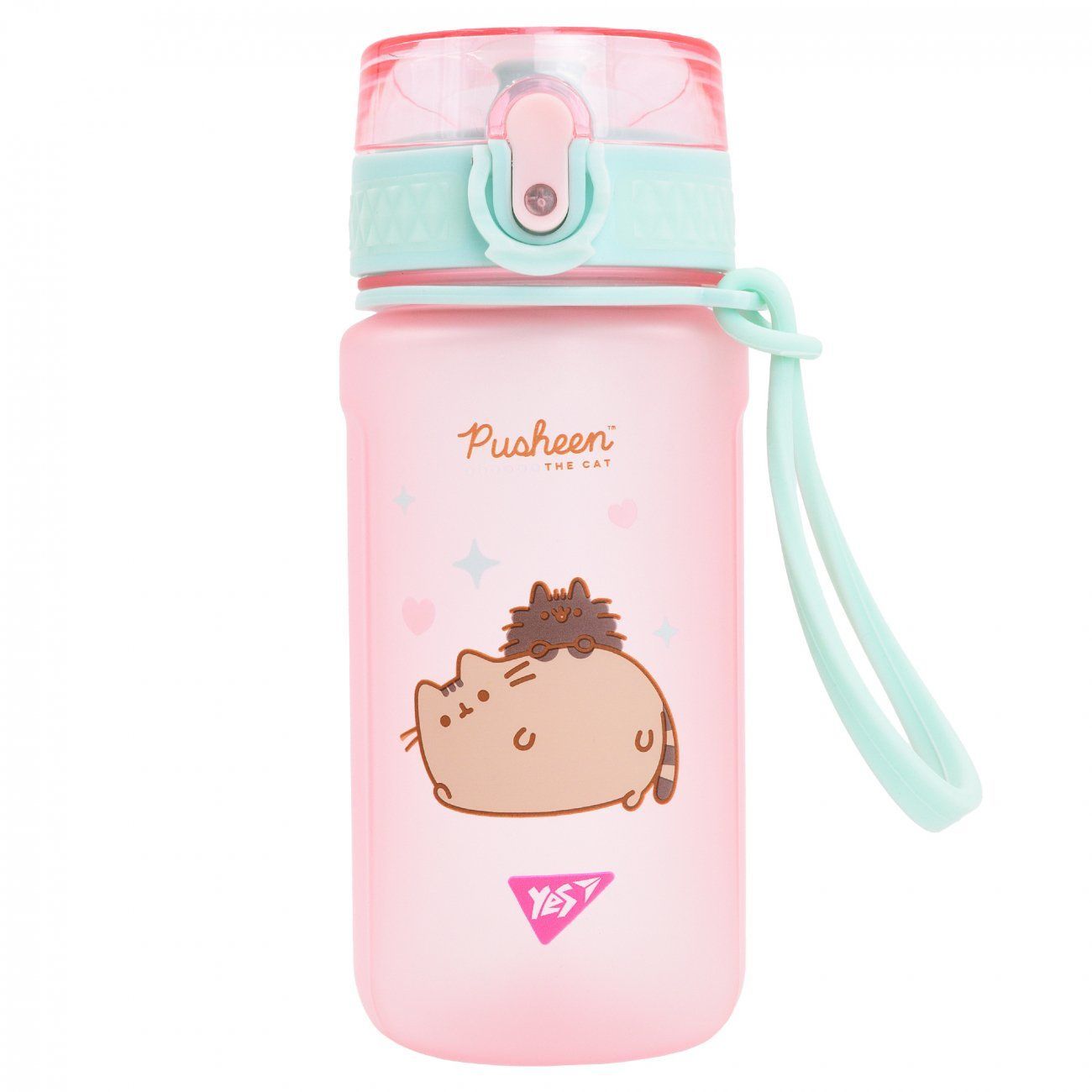 Пляшка для води Yes 500мл Pusheen, рожева фото