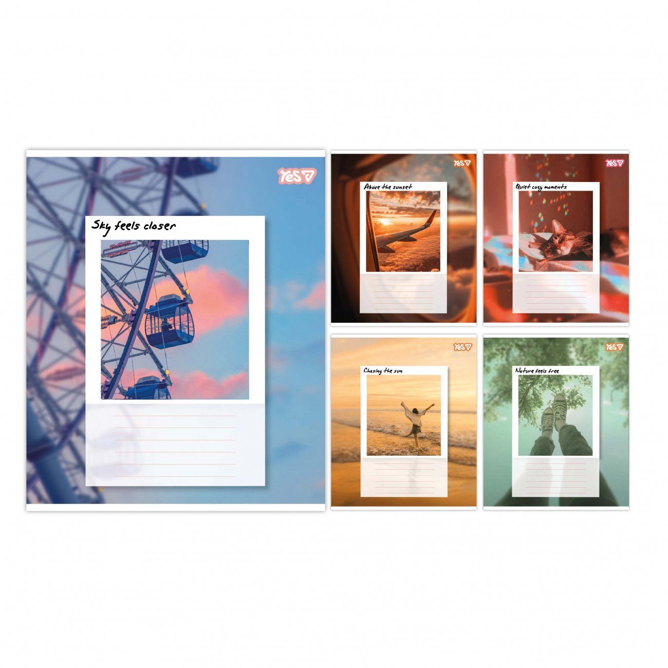 Зошит шкільний Yes 36 аркушів клітинка Frame Your Life фото