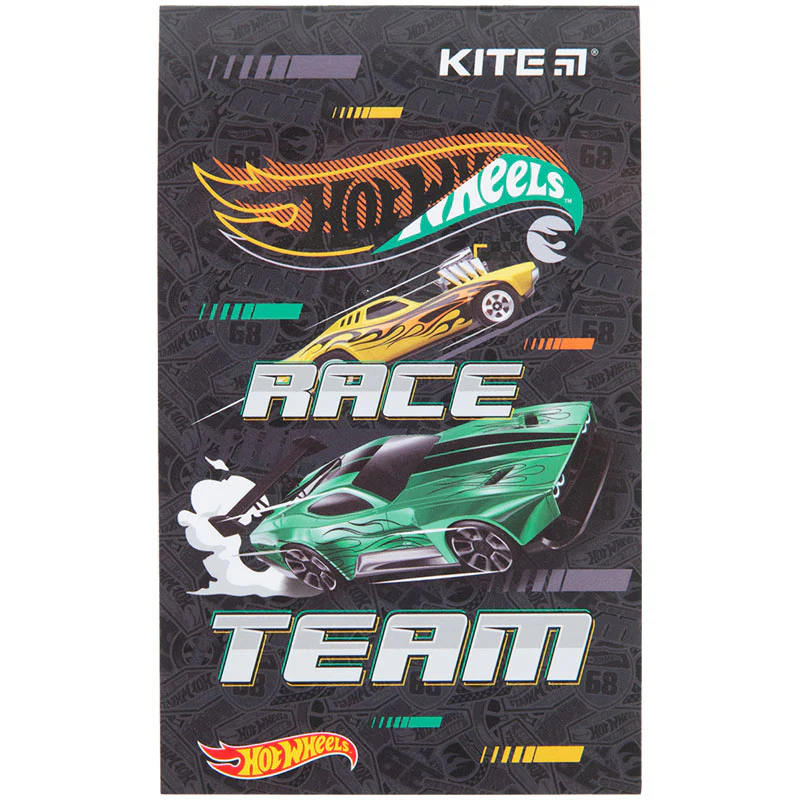 Блокнот-планшет А6 50л. без линовки, мягкая обложка Kite Hot Wheels микс фото