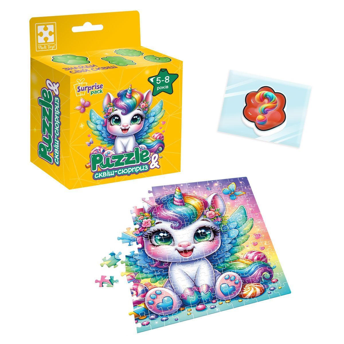 Пазли із сюрпризом Єдиноріжка Vladi Toys фото