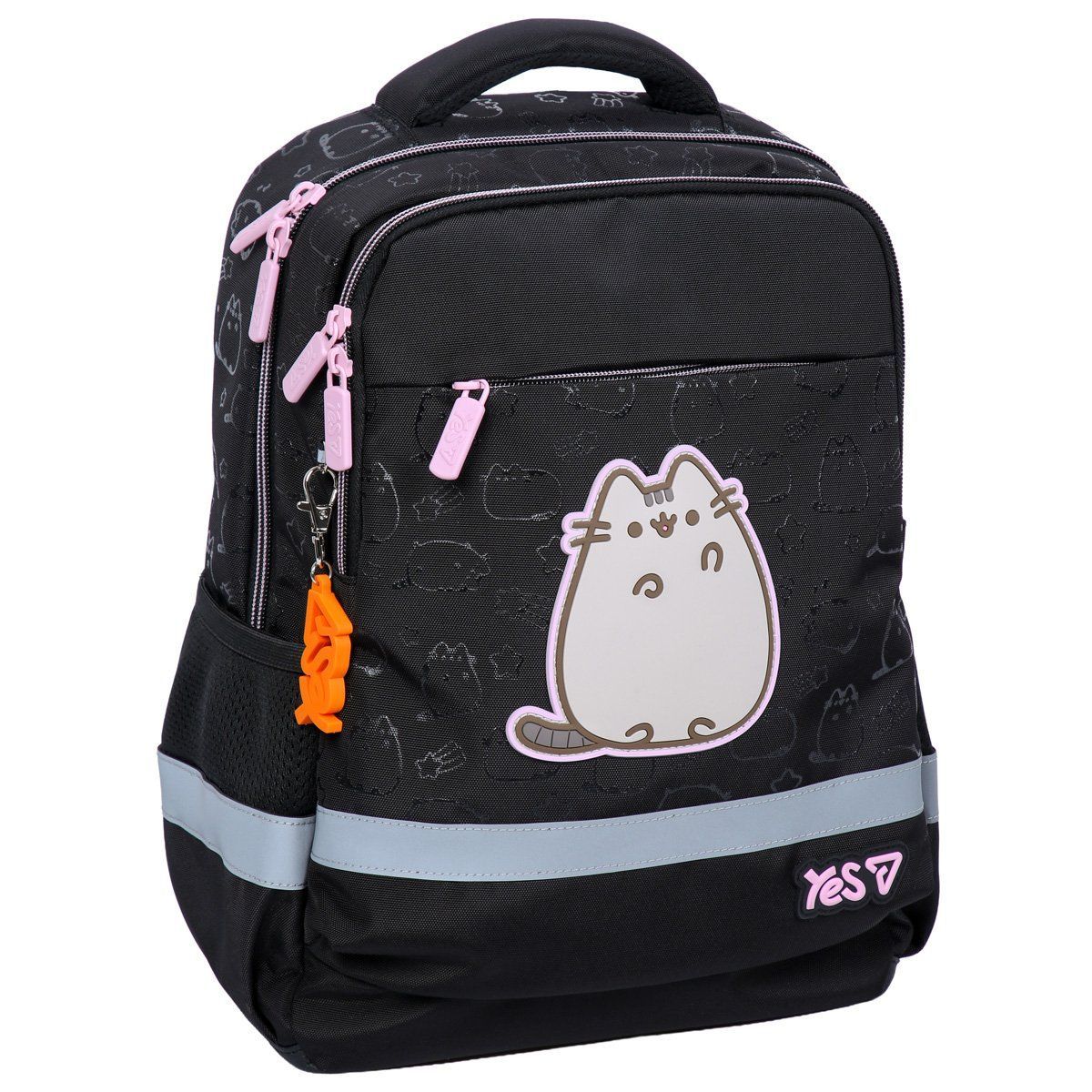 Рюкзак шкільний для дівчинки Yes S-52S Ergo My Pusheen 37 &times; 28 &times; 15 см чорний фото