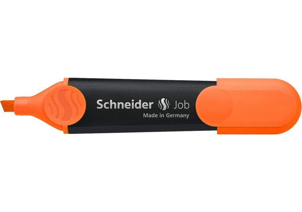 Маркер текстовий Schneider Job 1-4,5мм клиноподібний, помаранчевий фото