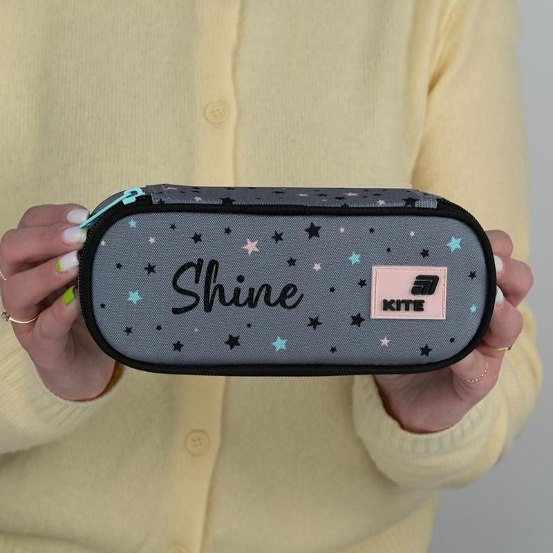 Пенал шкільний Kite для дівчинки на 1 відділення 599 Shine фото