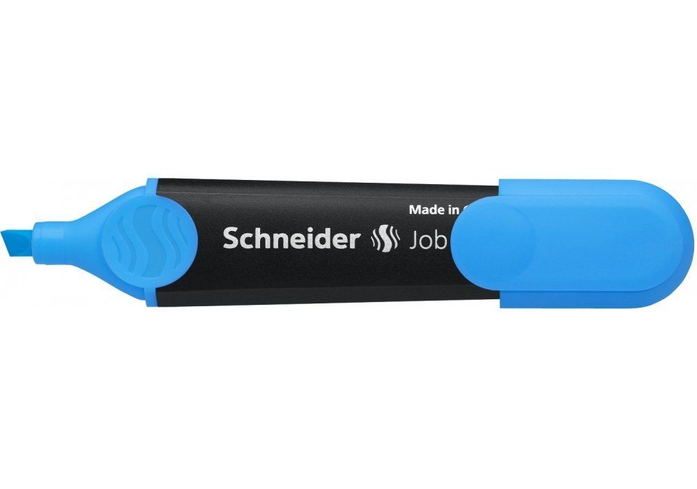 Маркер текстовий Schneider Job 1-4,5мм клиноподібний, синій фото