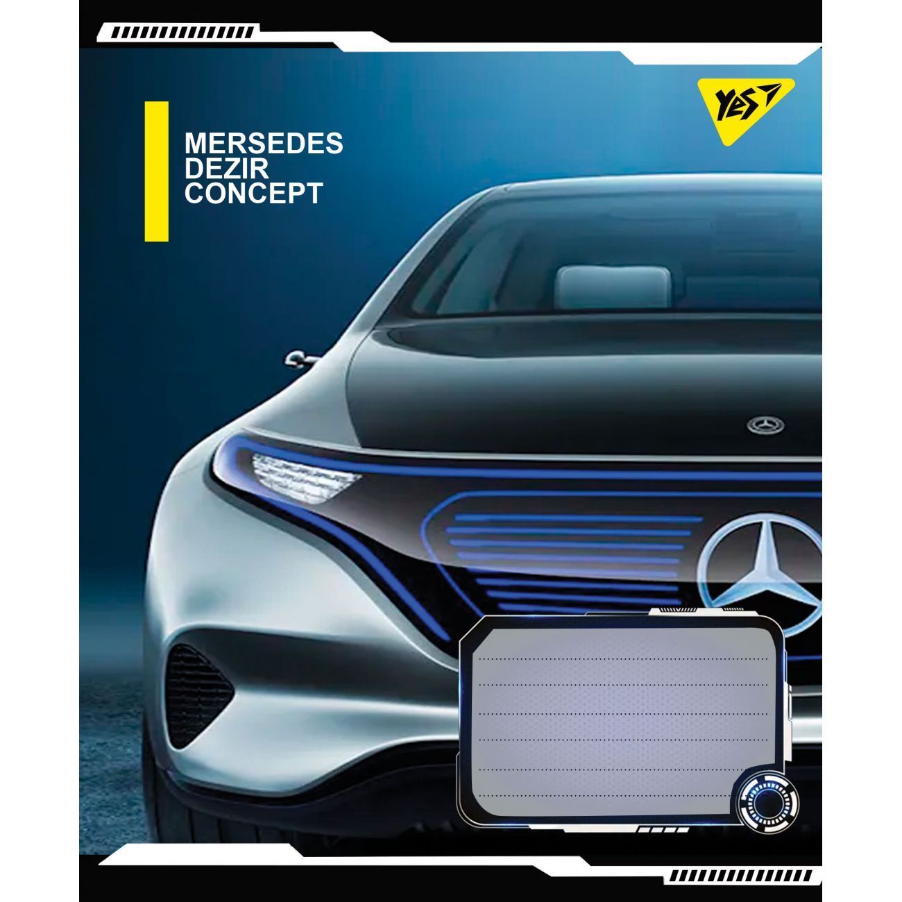 Тетрадь школьная Yes 96 листов линия Dezir concept фото