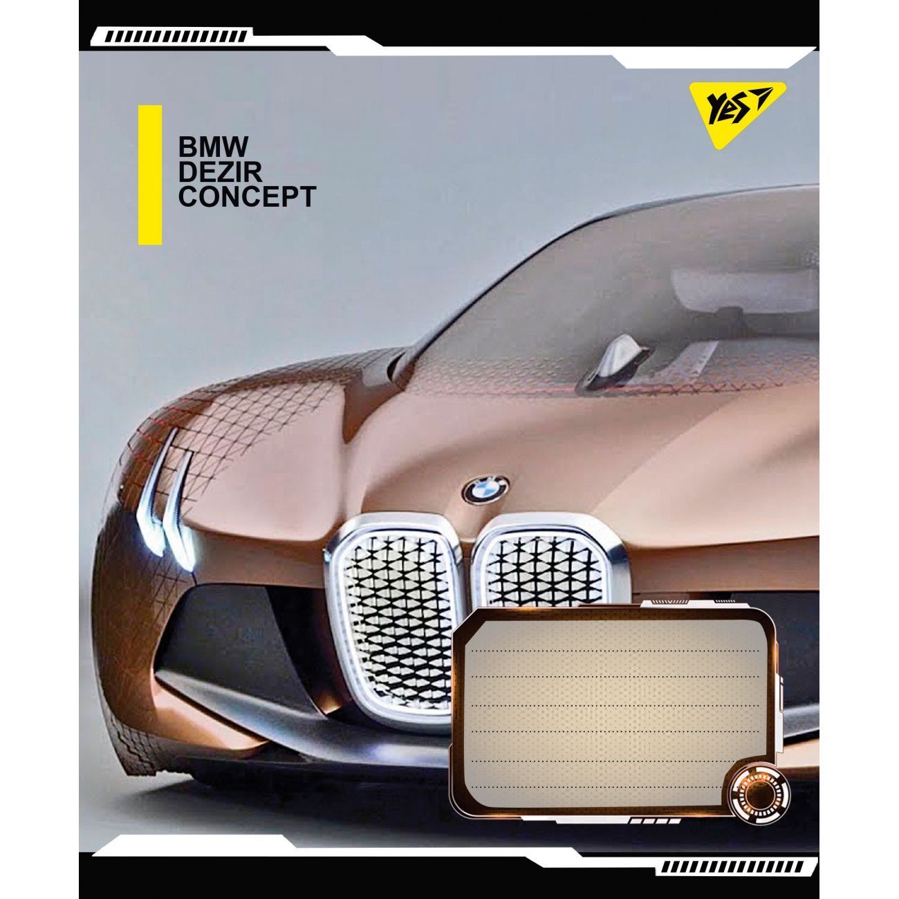Тетрадь школьная Yes 96 листов линия Dezir concept фото