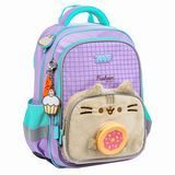 Рюкзак шкільний для дівчинки Yes S-72M Pusheen Summer 38 &times; 30 &times; 17 см фіолетовий фото