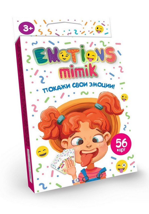 Гра карткова Emotions Mimik Рос Danko Toys фото