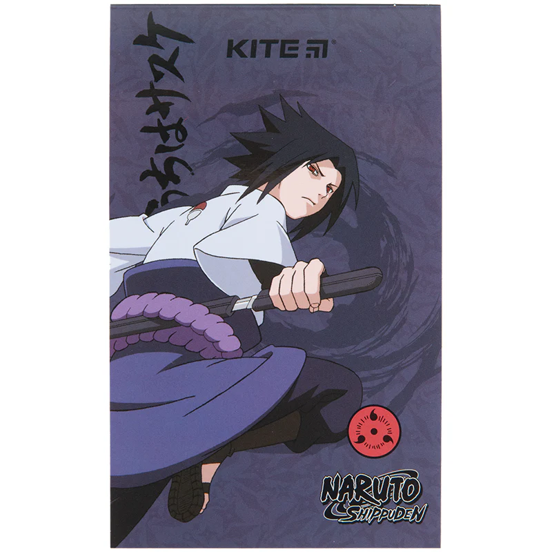 Блокнот-планшет А6 50л без линовки, мягкая обложка Kite Naruto фото