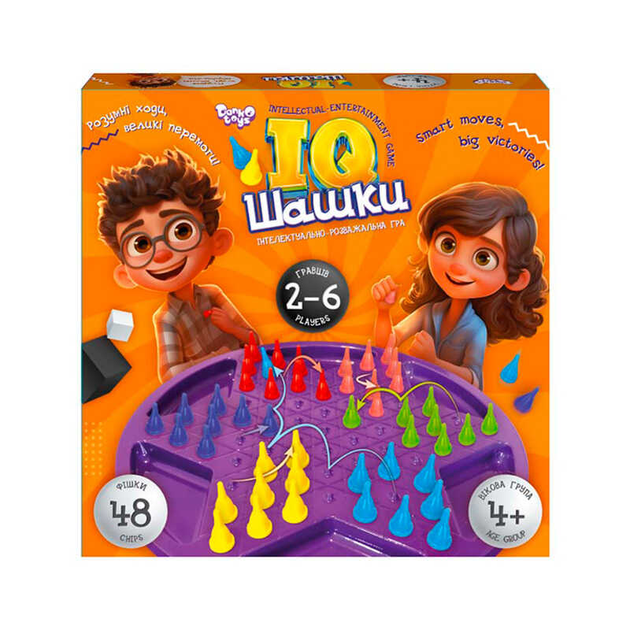 Гра настільна IQ Шашки (Danko Toys) фото