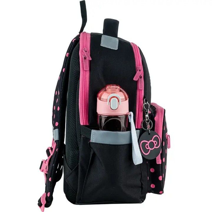 Рюкзак шкільний для дівчинки Kite Education 700 Hello Kitty 39*29*14,5см чорний фото