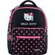 Рюкзак шкільний для дівчинки Kite Education 700 Hello Kitty 39*29*14,5см чорний фото 1