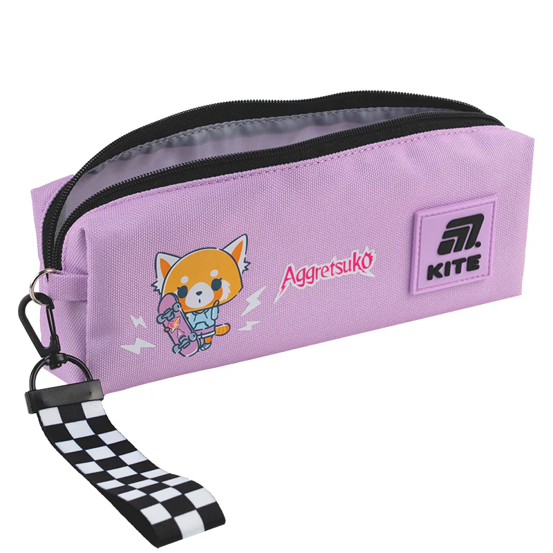 Пенал-косметичка Kite для дівчинки на 1 відділення 642 Aggretsuko фото