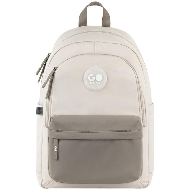 Подростковый рюкзак GoPack Education Teens 141 л, 43&times;28&times;17 см, бежевый, коричневый фото