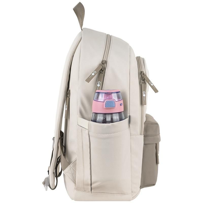 Подростковый рюкзак GoPack Education Teens 141 л, 43&times;28&times;17 см, бежевый, коричневый фото
