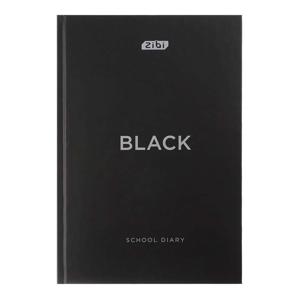 Щоденник шкільний ZiBi Kids Line BLACK тверда обкладинка, матова ламінація, чорний фото