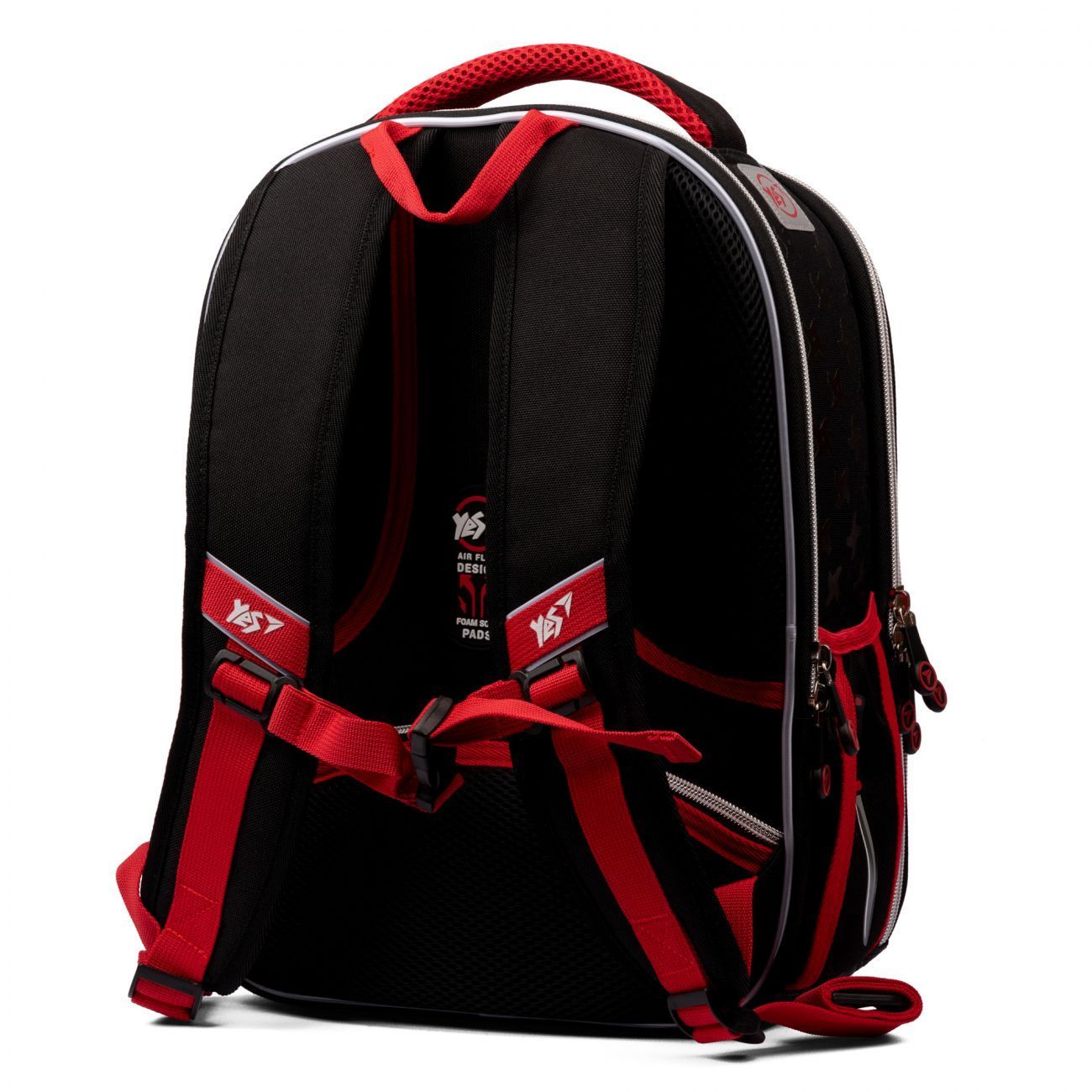 Рюкзак шкільний каркасний для хлопчика Yes S-78 Ninja 38*29*15см чорний фото