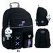Рюкзак шкільний для дівчинки Kite Education 584 Panda Love 39,5 &times; 29 &times; 13см чорний фото 1