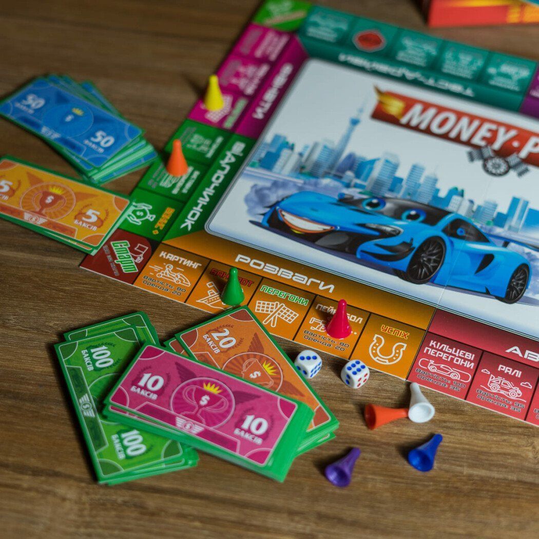 Гра настільна Money Polys. Шалена Швидкість Укр (Ранок) фото