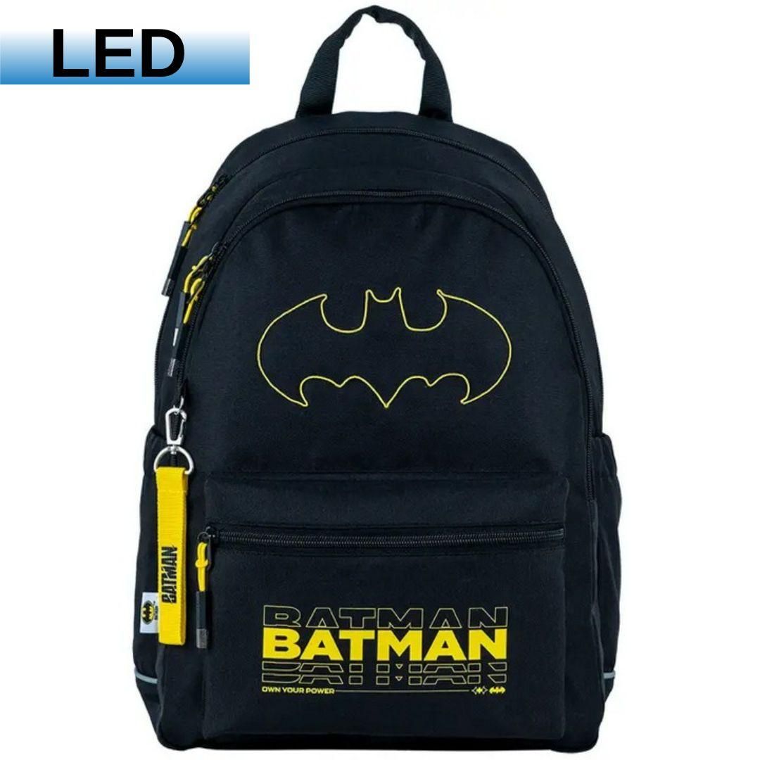 Рюкзак підлітковий Kite Education teens 2575M (LED) DC Comics Batman 42*29*18см чорний фото