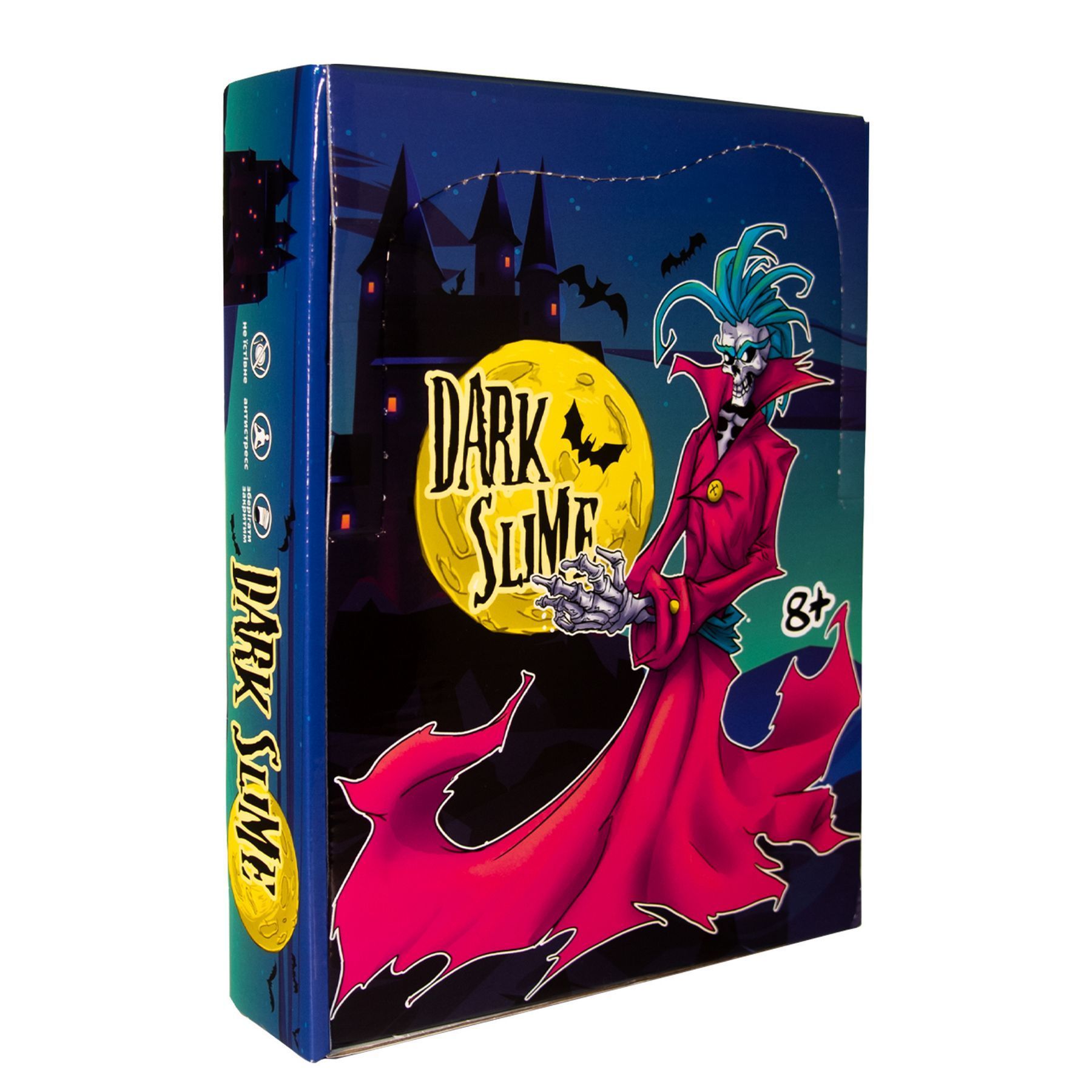 Слайм з декором Dark slime 0,1кг мікс Strateg фото