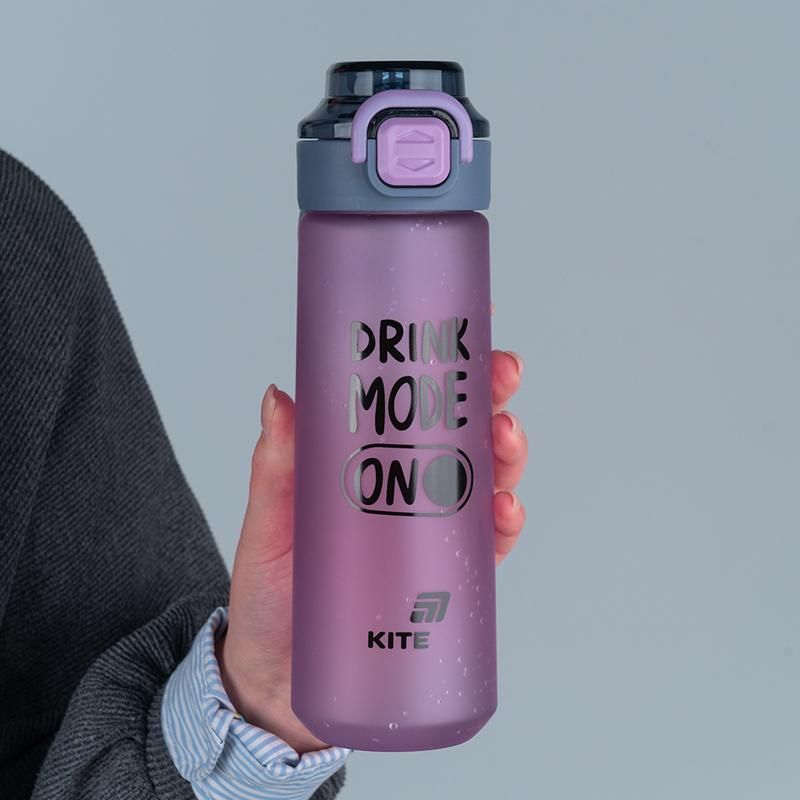 Пляшка для води Kite 760мл фіолетова фото