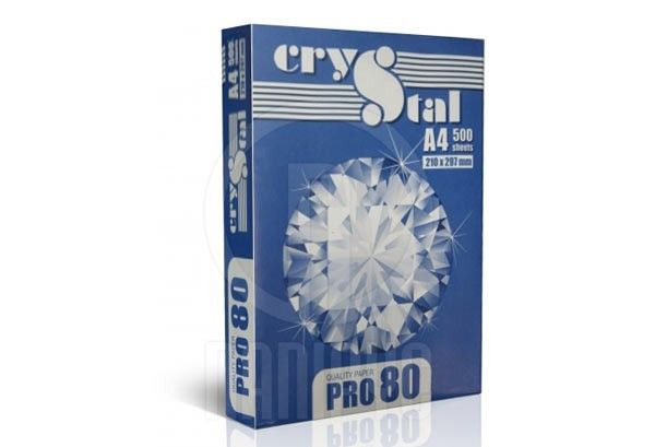 Папір для принтера А4 Crystal Pro 500арк 80г/м фото