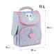 Рюкзак шкільний каркасний для дівчинки GoPack Education 5001S-3 Kitten Princess 34*26*13см сірий фото 6