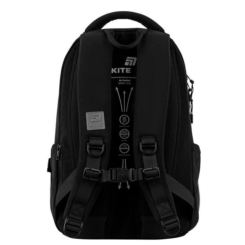 Рюкзак подростковый Kite Education teens 2578M Black&Charm 42&times;29&times;17 см, черный фото