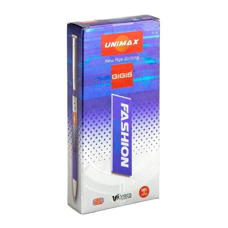 Ручка кулькова Unimax Fashion 0,7мм синя фото