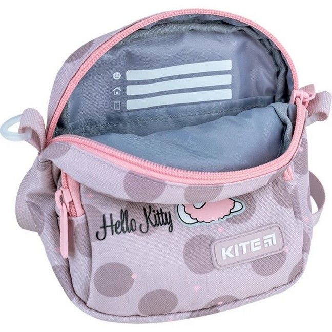 Рюкзак-сумка дитячий для дівчинки Kite 2620 Hello Kitty 16,5*15*6см бежевий фото