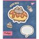 Зошит шкільний Yes 12 аркушів коса лінія Pusheen. Snack time (25) фото 4