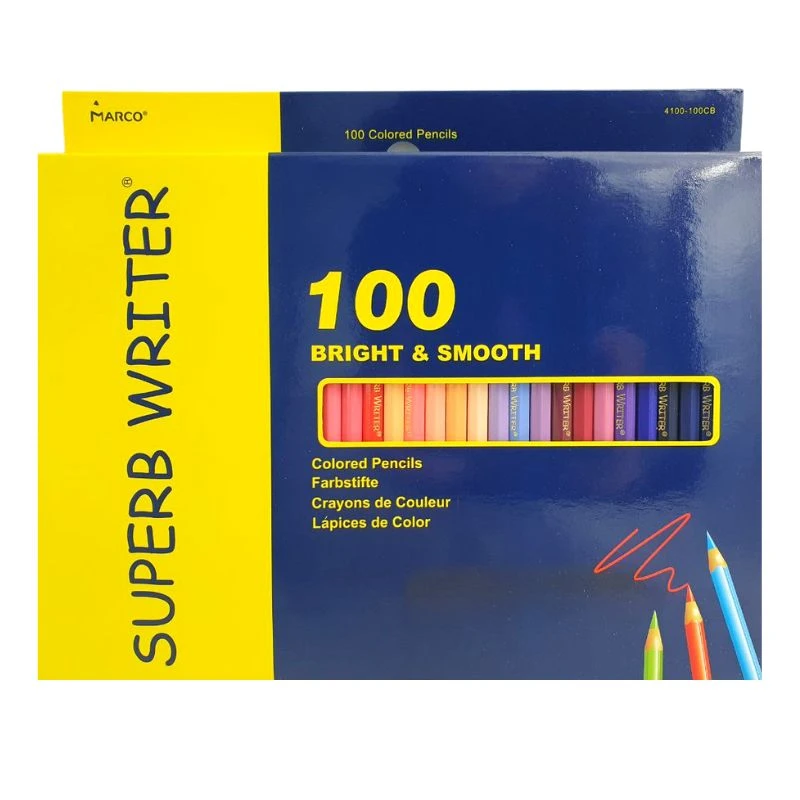 Карандаши цветные Marco Super Writer 100 цветов фото