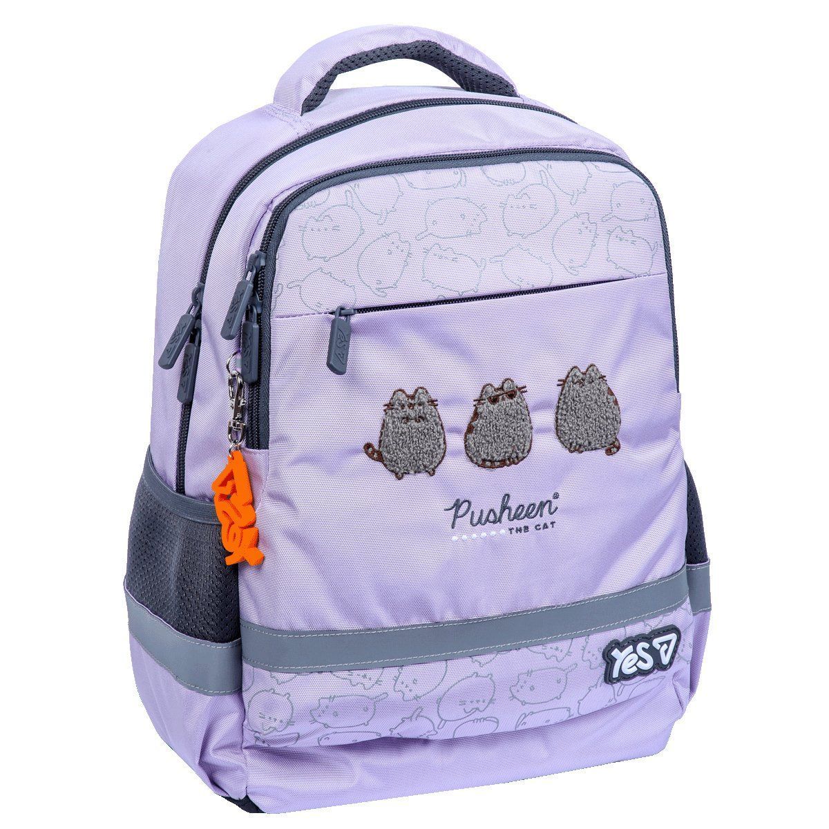 Рюкзак шкільний для дівчинки Yes S-52S Ergo Pusheen Delicacy 37 &times; 28 &times; 15 см бузковий фото