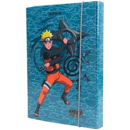 Папка для зошитів картонна на гумці B5 Kite Naruto фото