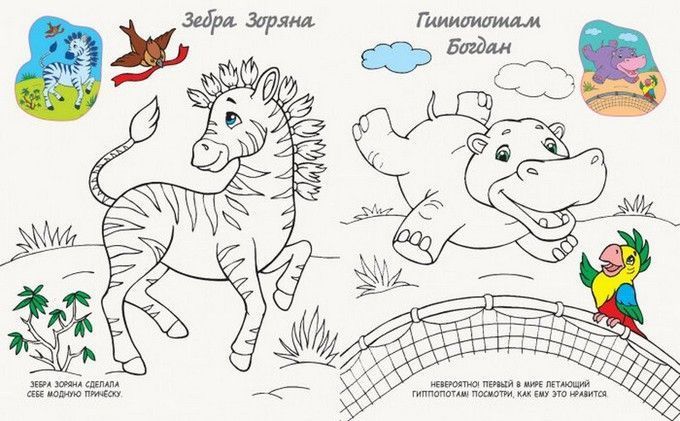 Моя раскрасочка В ЖАРКИХ СТРАНАХ 16 стор., 22*27см Рос (Ранок) фото
