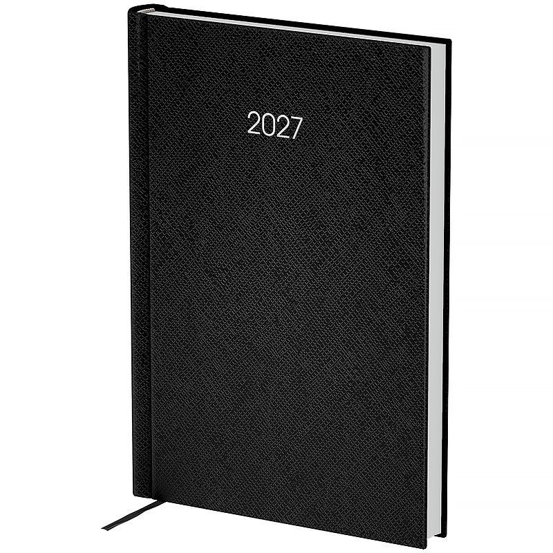 Щоденник датований 2027 Axent Classic Style A5 лінія 168 сторінок, тверда обкладинка, чорний фото