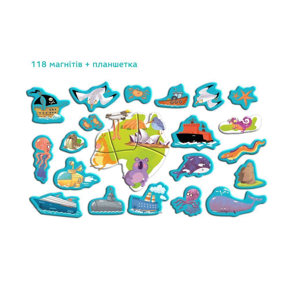 Магніти Магнітна мапа Dodo фото
