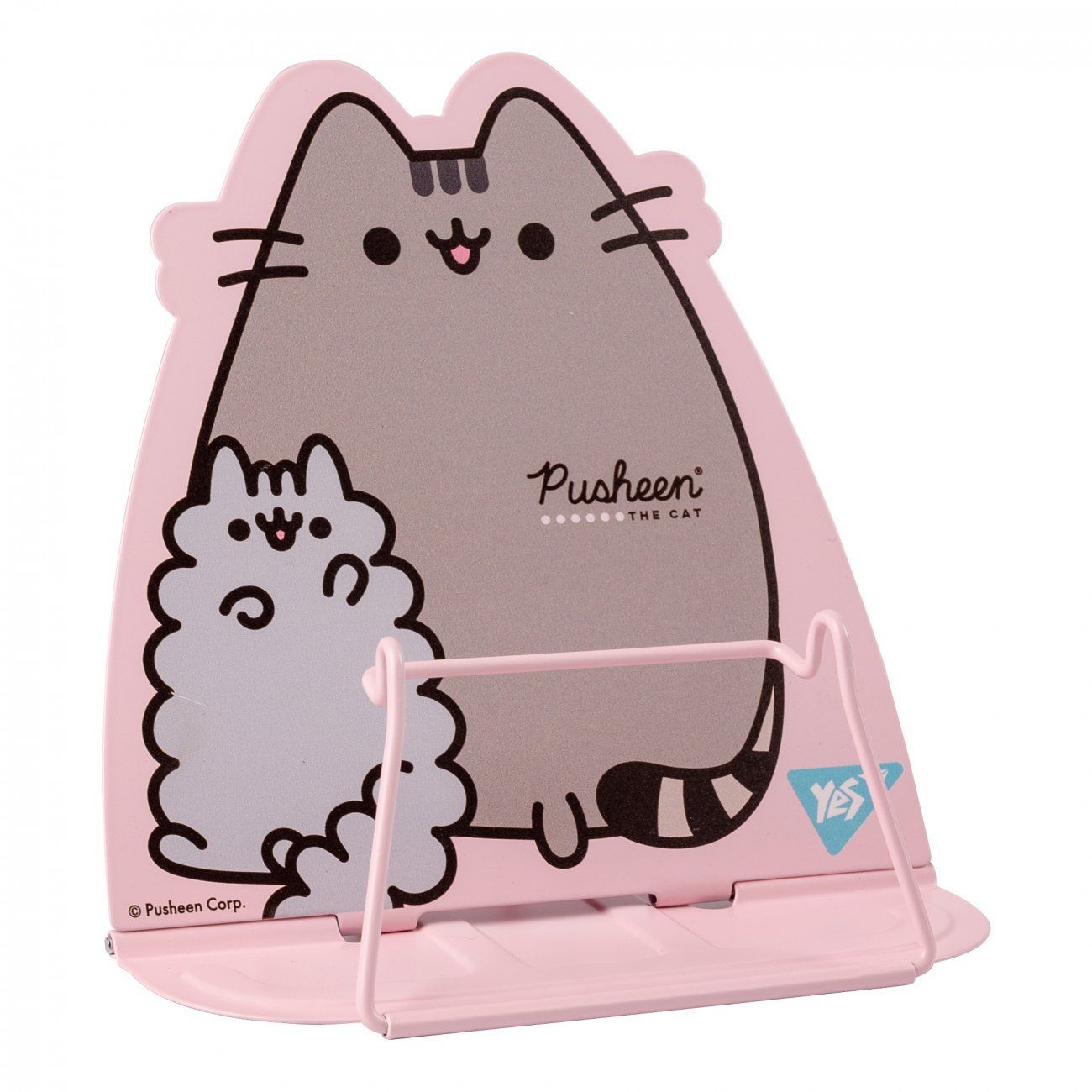 Підставка для книг металева фігурна Yes Pusheen 16,5&times;17&times;16см фото